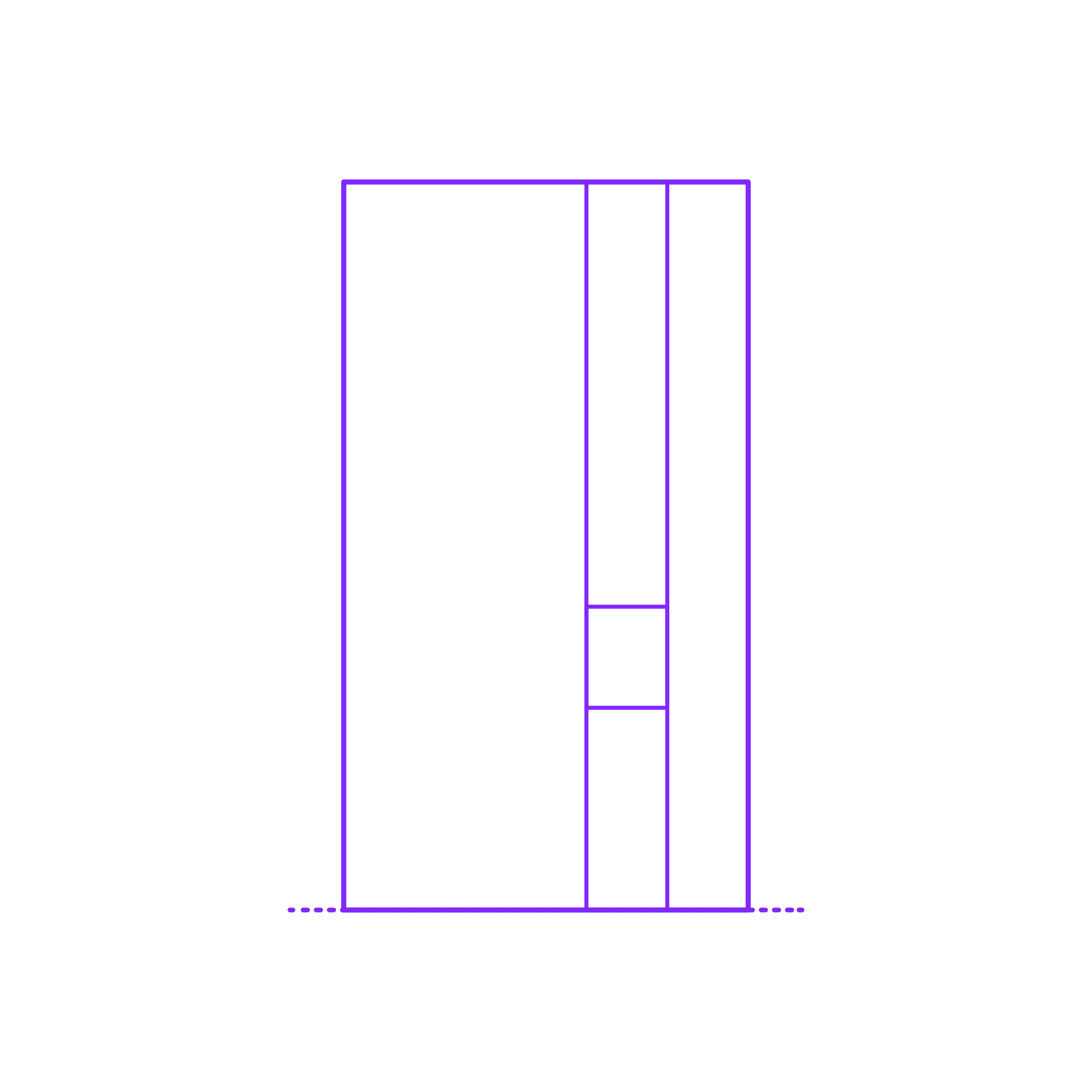 Buildings Pivot Doors Offset Panel Sticker Outline Svg File Free Vectors